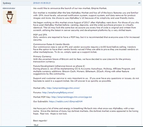 deep sea darknet market