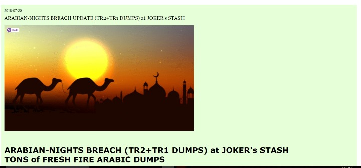 dark web credit card